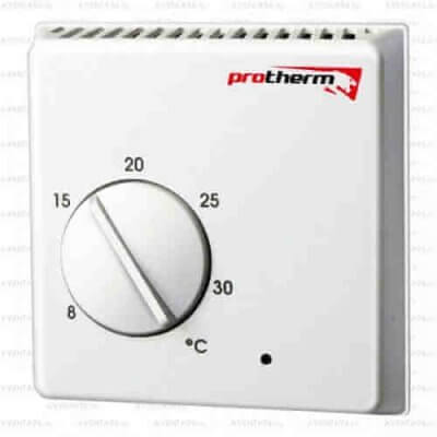 Электромеханический двухпозиционный комнатный термостат Protherm Exabasic для газового котла