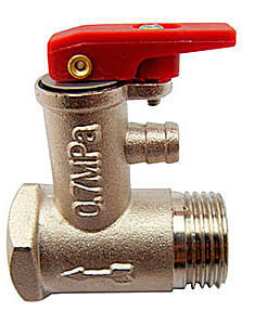 Предохранительный клапан для электрического бойлера послойного нагрева двухконтурного котла